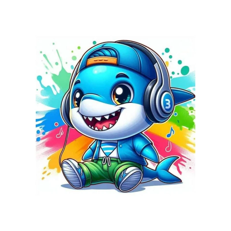 استیکر پارچه و لباس پاد آفرین مدل زیبای کارتونی کد 194