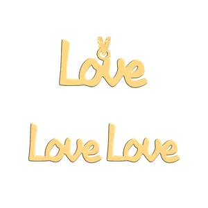 نیم ست طلا 18 عیار زنانه فرشته مدل WHSL-000393  LOVE
