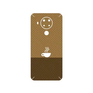 MAHOOT Minimal Cup of Coffee Icon Cover Sticker for Nokia 5.4
