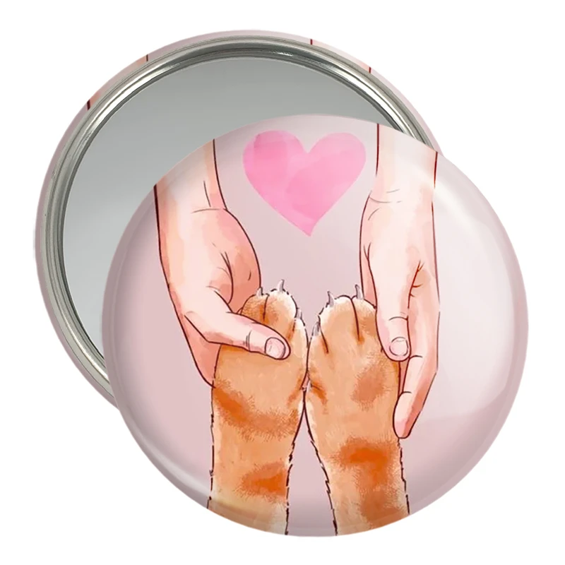 آینه جیبی خندالو مدل گربه Cat  کد 23303