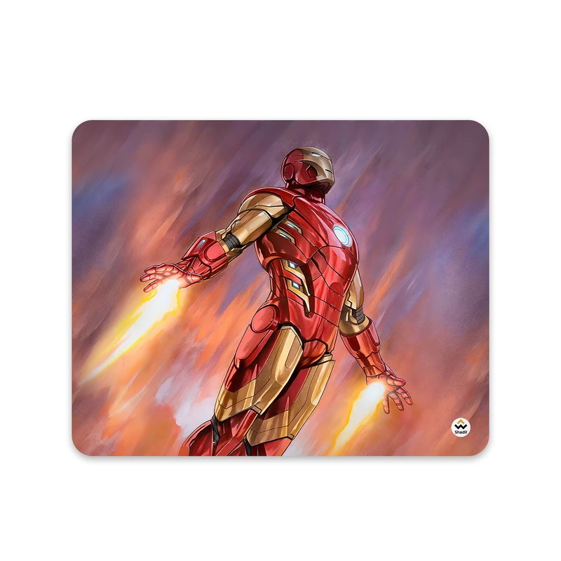 ماوس پد شادیت مدل Iron Man کد558 سایز 24*19 سانتی متر