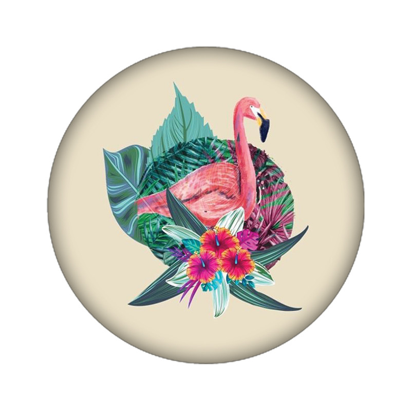 استیکر تزئینی موبایل مدل فلامینگو کد 3438