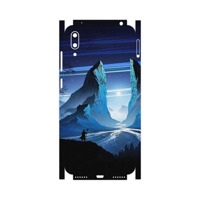 برچسب پوششی ماهوت مدل Blue Mountains Digital Art-FullSkin مناسب برای گوشی موبایل هوآوی Y7 Pro 2019
