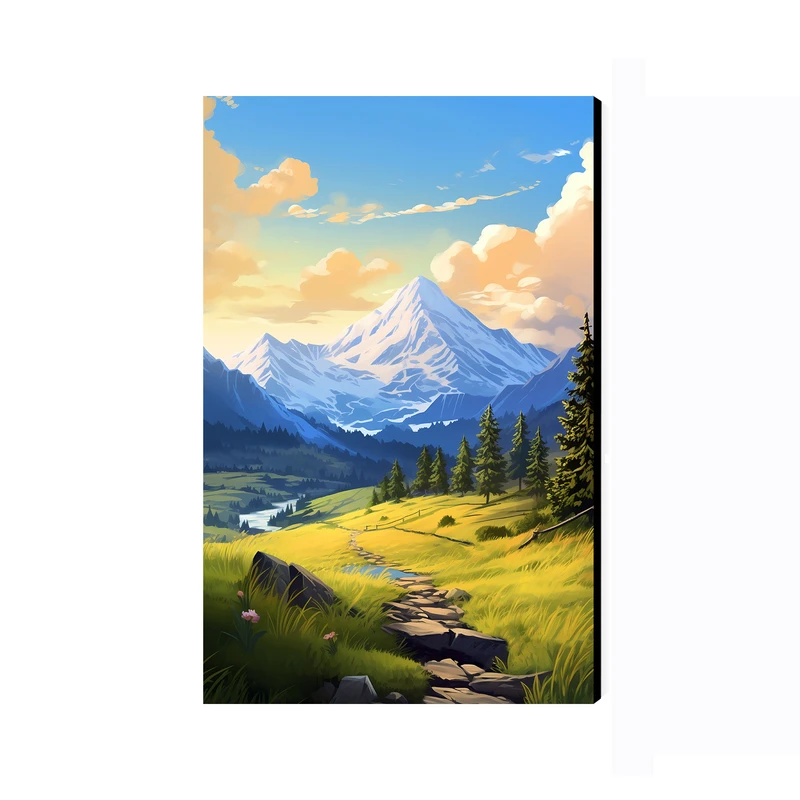 تابلو شاسی عرش مدل فانتزی منظره دشت کد As2446