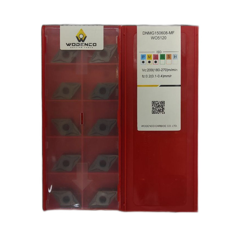 اینسرت تراشکاری مدل DNMG 150608-MF WO5120 بسته 10 عددی اینسرت تراشکاری مدل DNMG 150608-MF WO5120 بسته 10 عددی