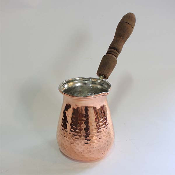 قهوه جوش مسی مدل دسته چوبی کد ZH217.1