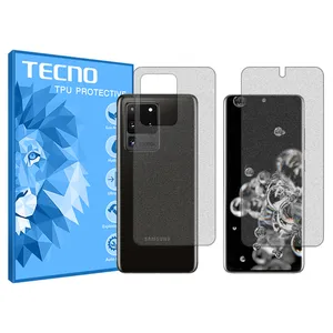 Matte tecno screen protector, HyMTT model, suitable for Samsung Galaxy S20 Ultra mobile phone, along with the phone back protector
