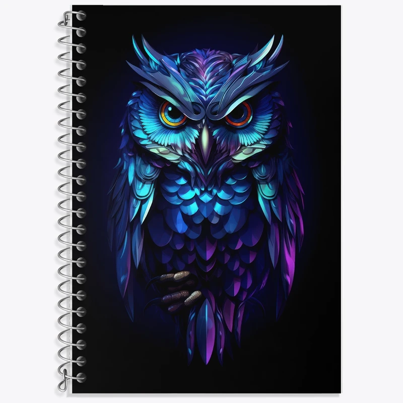 دفتر لغت 50 برگ خندالو طرح جغد کد F2697