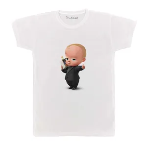 تی شرت بچگانه پرمانه طرح بچه رئیس کد pmt.4180