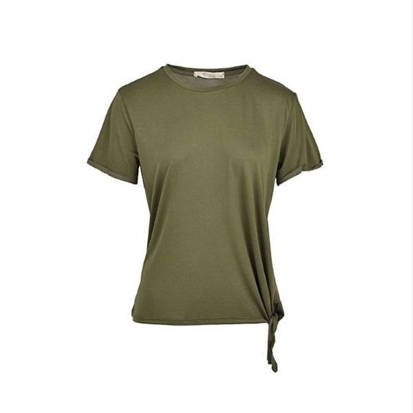 تی شرت آستین کوتاه زنانه بادی اسپینر مدل 1403 کد 1 رنگ سبز -  - 1