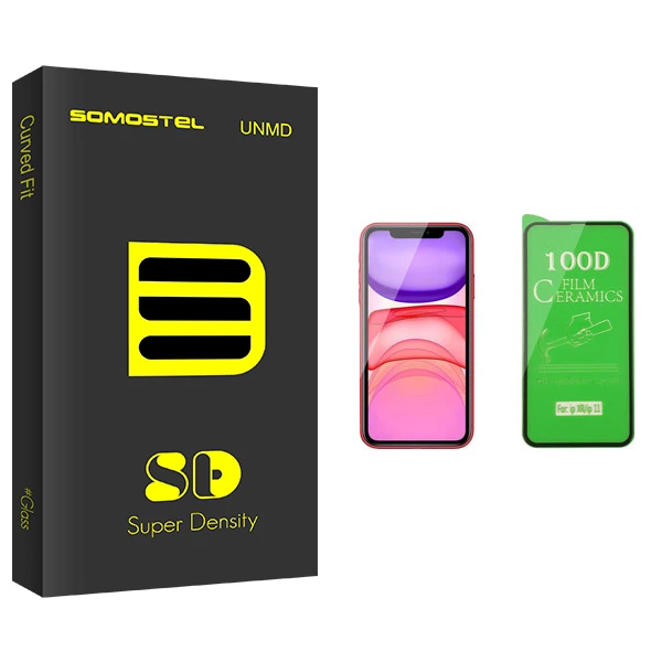محافظ صفحه نمایش سرامیکی سوماستل مدل SD Glass مناسب برای گوشی موبایل اپل iPhone 11