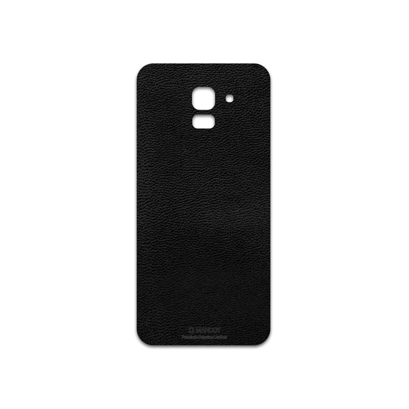 برچسب پوششی ماهوت مدل Black-Leather مناسب برای گوشی موبایل سامسونگ Galaxy J6