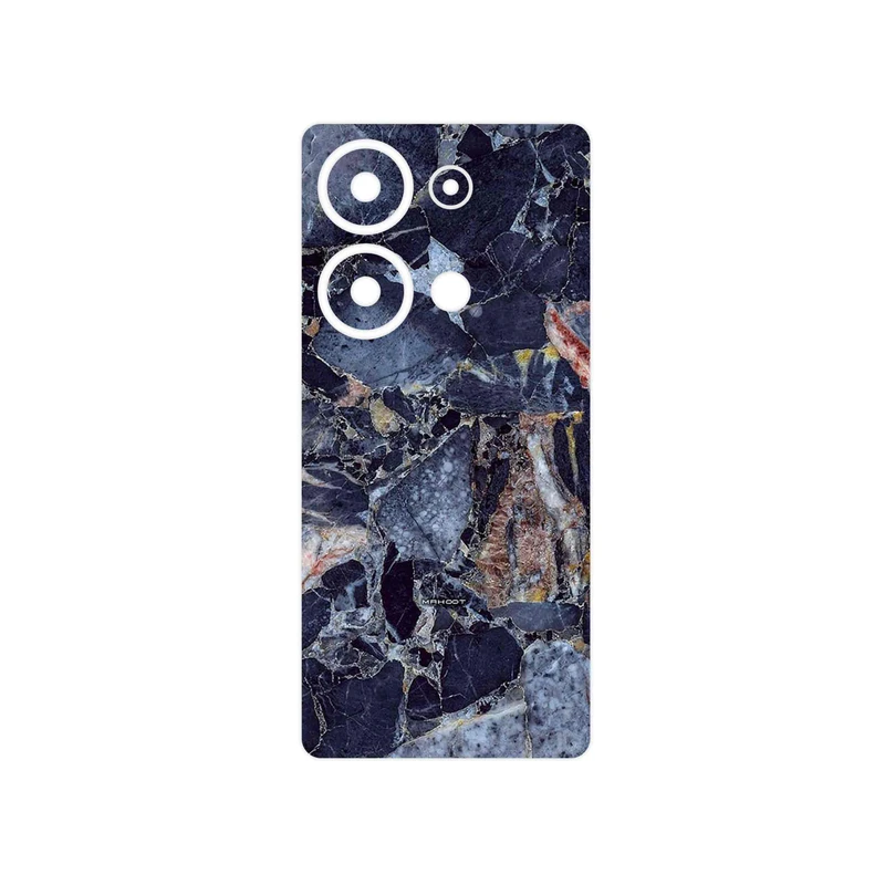 برچسب پوششی ماهوت مدل Broken black marble مناسب برای گوشی موبایل شیائومی Poco M6 Pro 4G