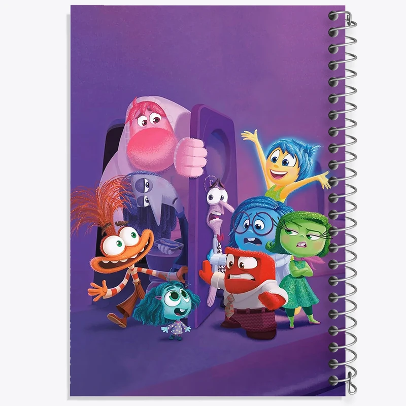 دفتر مشق 100 برگ خندالو طرح اینساید اوت (Inside Out) کد 36655