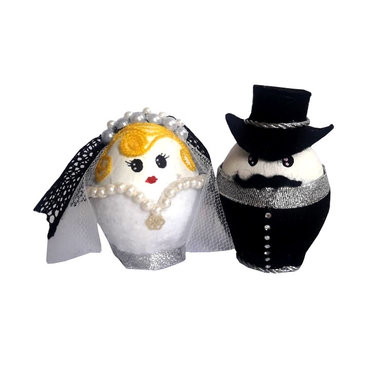 تخم مرغ تزیینی مدل LOVE بسته 2 عددی