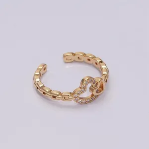  انگشتر طلا 18 عیار زنانه قیراط طرح قلب کد GH2599