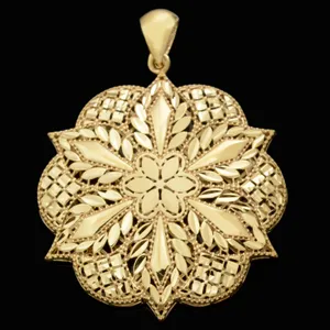 آویز گردنبند طلا 18 عیار زنانه طلای مستجابی کد 6711