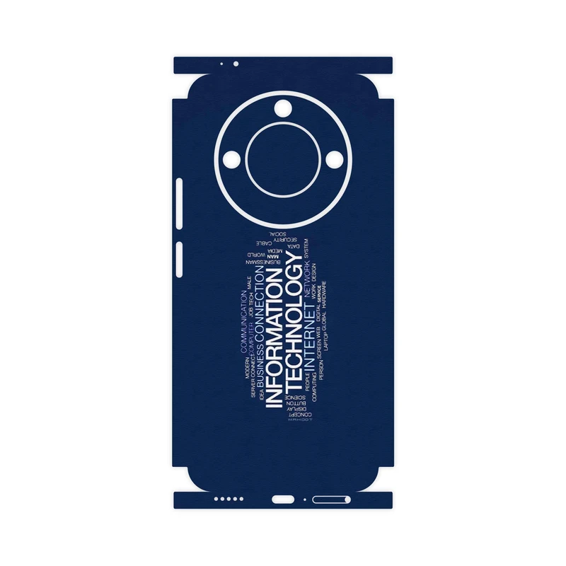 برچسب پوششی ماهوت مدل IT Science-FullSkin مناسب برای گوشی موبایل آنر X9c Smart