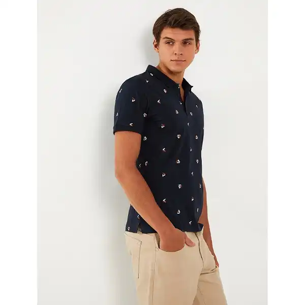 پولوشرت آستین کوتاه مردانه ال سی وایکیکی مدل S3AI24Z8-HRZ