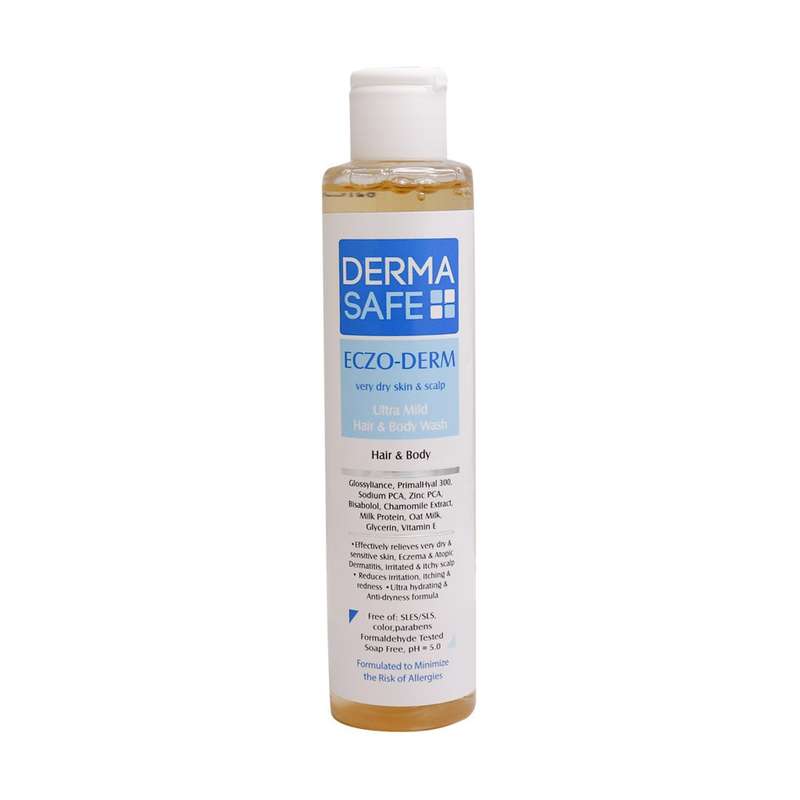 شامپو مو درماسیف مدل ECZO-DERM حجم 200 میلی لیتر