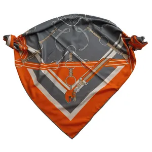 روسری زنانه مدل مجلسی ساتن ابریشم کد 123