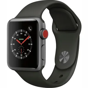 ساعت هوشمند اپل واچ سری 3 سلولار مدل 38mm Space Black Stainless Steel Case with Black Sport Band