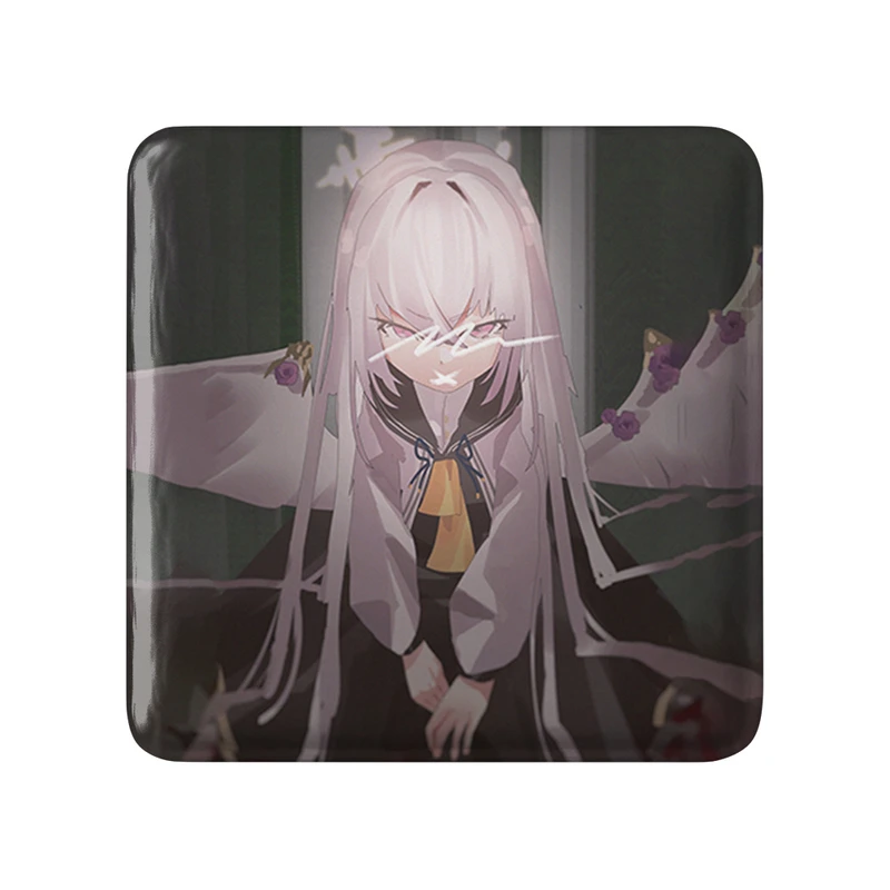 پیکسل خندالو طرح بازی آرشیو آبی (Blue Archive) مدل مربعی کد 34351