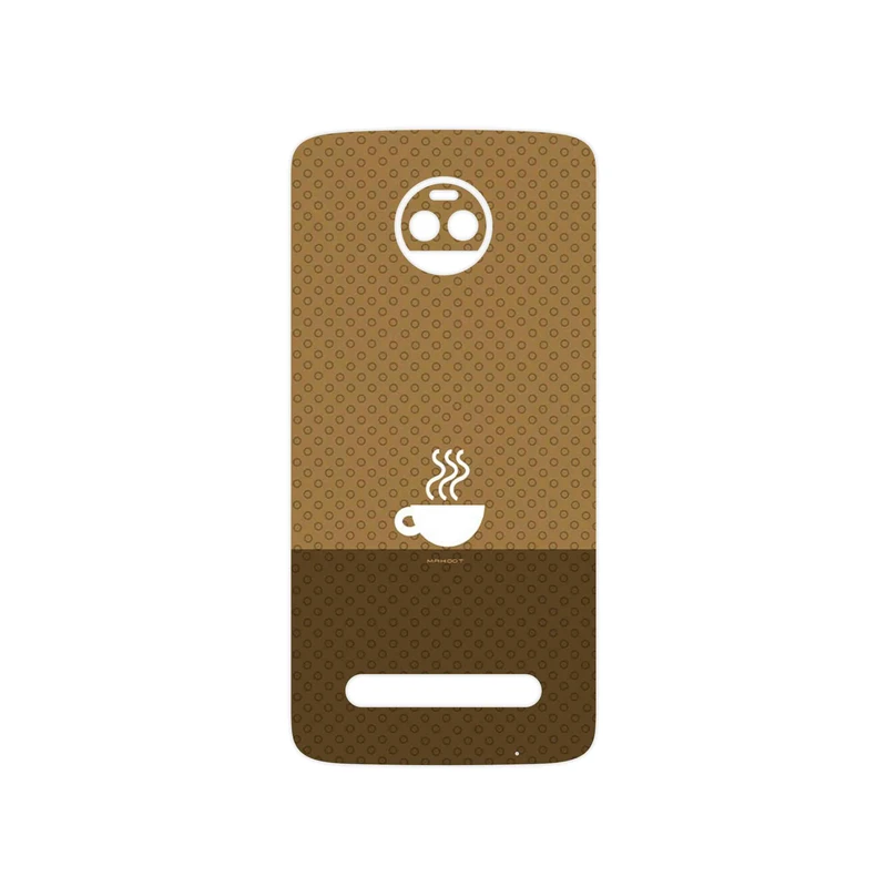 برچسب پوششی ماهوت مدل Minimal Cup of Coffee Icon مناسب برای گوشی موبایل موتورولا Moto Z2 Force