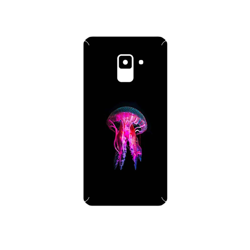 برچسب پوششی ماهوت مدل jellyfish مناسب برای گوشی موبایل سامسونگ Galaxy A8 2018