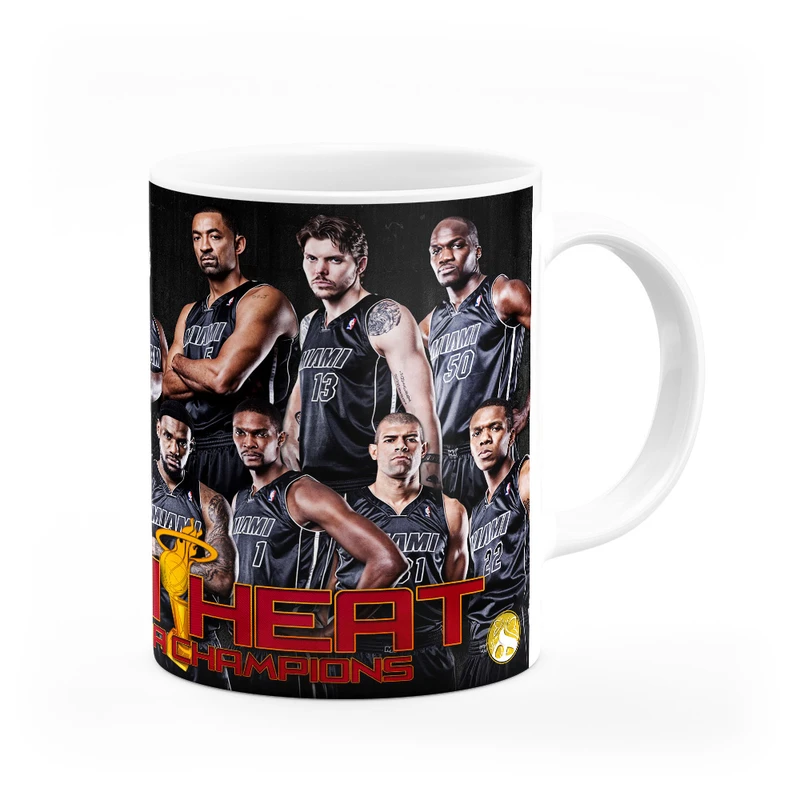 ماگ هومرو طرح بسکتبال تیم میامی هیت Miami Heat مدل MG5067