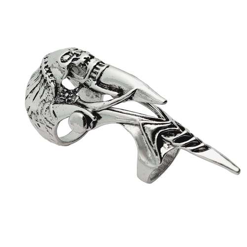 انگشتر مردانه مدل جمجمه دو مفصلی کد 605ANM