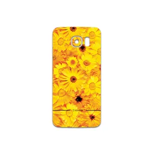 MAHOOT Yellow-Flower Cover Sticker for Samsung Galaxy S6