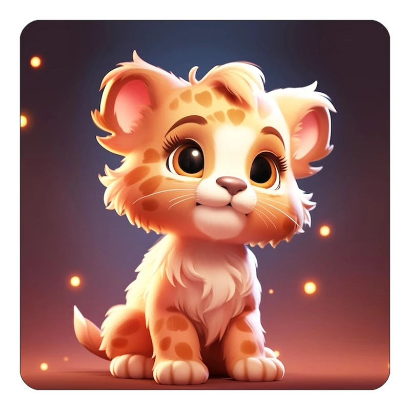 مگنت کاکتی طرح حیوانات کارتونی مدل mp28046