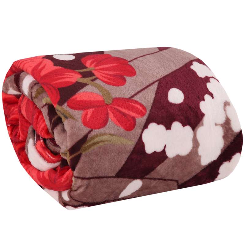 پتو طرح گل کد PJ-107615 سایز 160×220 سانتی‌متر