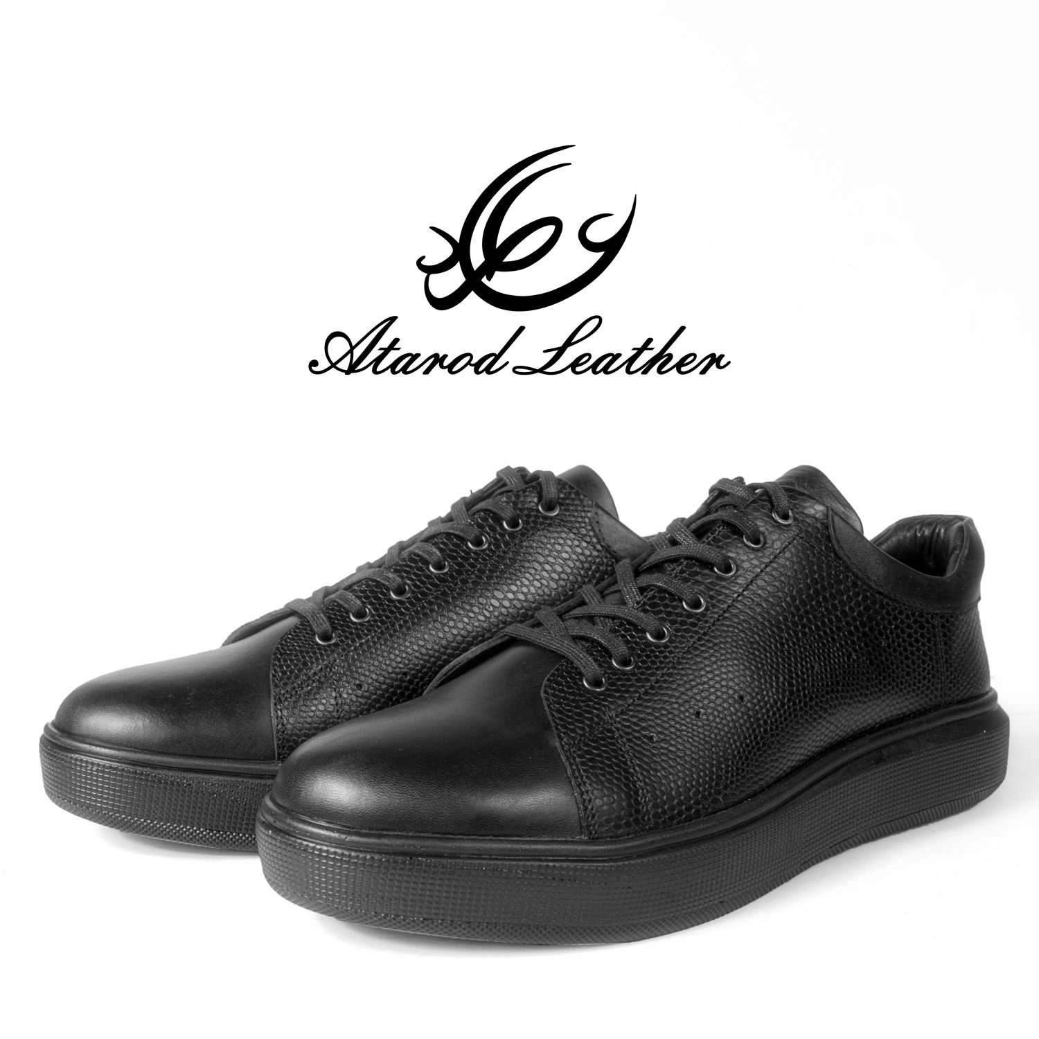 کفش روزمره مردانه چرم عطارد مدل چرم طبیعی کد SH93 -  - 9