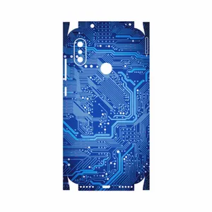MAHOOT Blue Printed Circuit Board-FullSkin Cover Sticker for Xiaomi Redmi Note 6 Pro