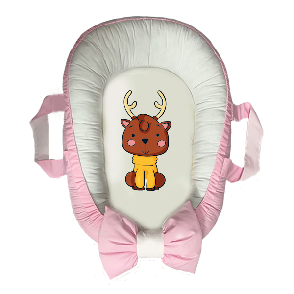 سرویس خواب سه تکه نوزاد مدل گارد محافظ دار طرح فانتزی حیوانی کد 038