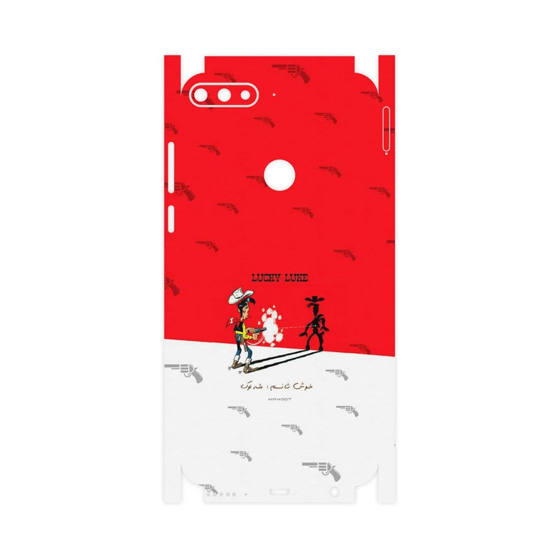 برچسب پوششی ماهوت مدل Lucky Luke-FullSkin مناسب برای گوشی موبایل هوآوی Y7 Prime 2018