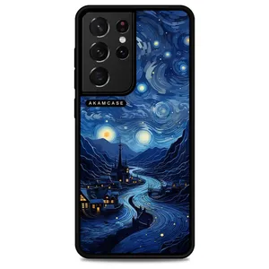 AKAM AMC-WSGS21U-BLUE-10 Cover For Samsung Galaxy S21 Ultra
