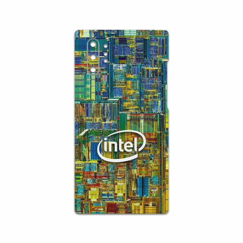 برچسب پوششی ماهوت مدل Intel Brand مناسب برای گوشی موبایل سامسونگ Galaxy Note 10 Plus