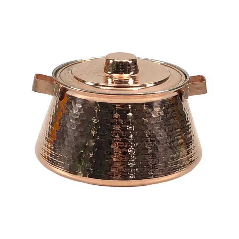 قابلمه مسی مدل دسته دار