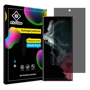 Arka Glass Tough model Privacy screen protector suitable for Samsung Galaxy S22 Ultra 5G Mobile phone