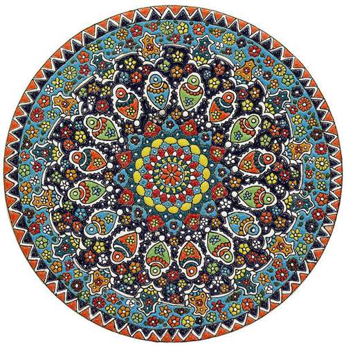 بشقاب میناکاری کد 25 