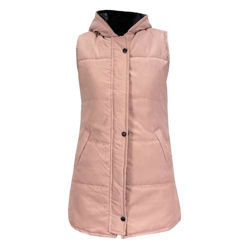 پافر زنانه مدل کوتاه رنگ صورتی