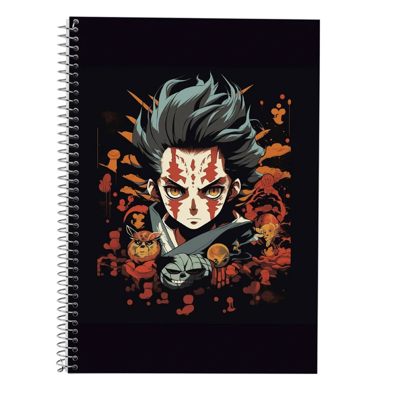 دفتر زبان 50 برگ مدوپد مدل Demon Slayer کد DF10541