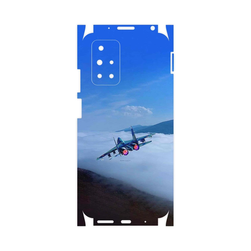 برچسب پوششی ماهوت مدل Fighter plane Su27-FullSkin مناسب برای گوشی موبایل شیائومی Redmi 10 Prime