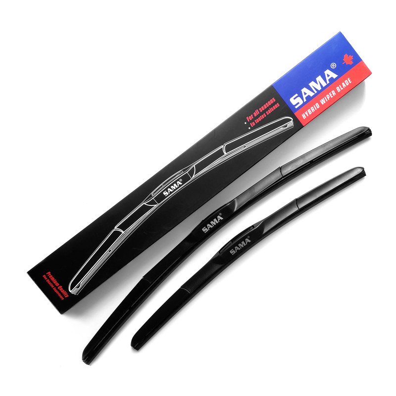 تیغه برف پاک کن ساما وایپر بلید مدل هیبرید مناسب برای ولکس C30 بسته دو عددی