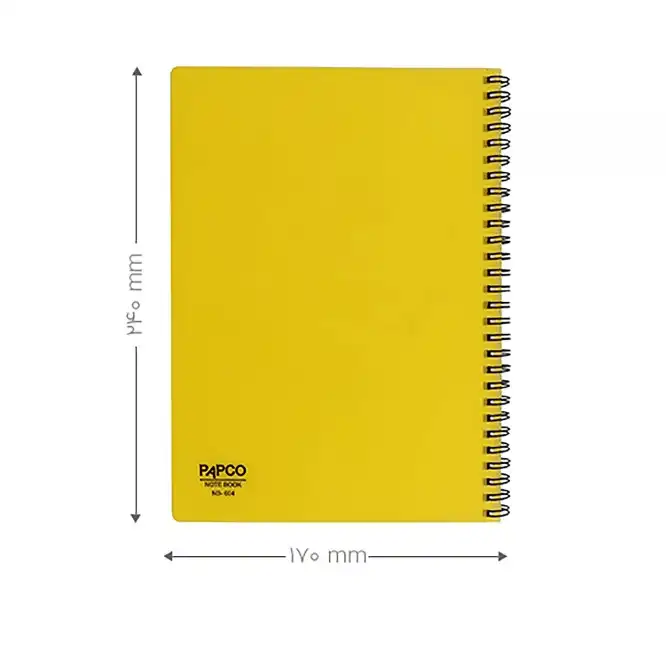 دفتر زبان 100 برگ پاپکو کد NB-604E