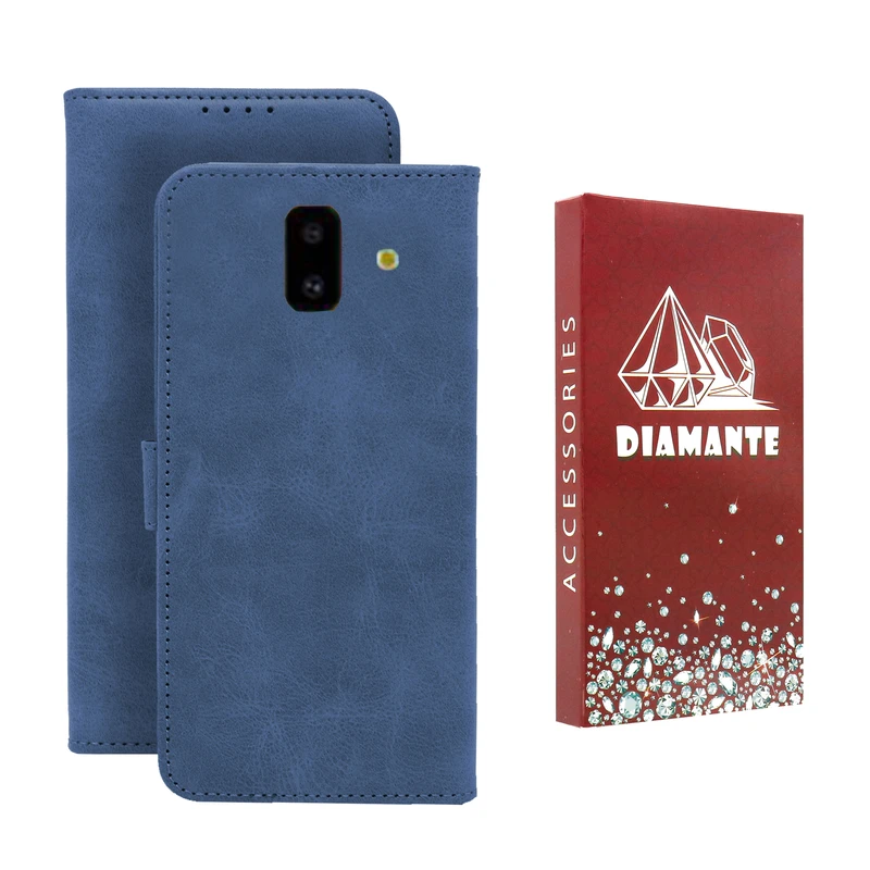کیف کلاسوری دیامانته مدل Bors Ros مناسب برای گوشی موبایل سامسونگ Galaxy J6 Plus