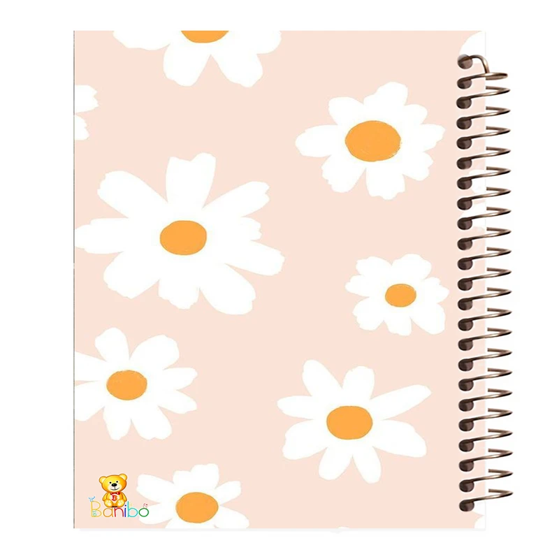 دفتر مشق 100 برگ بانیبو طرح  گل کد 295